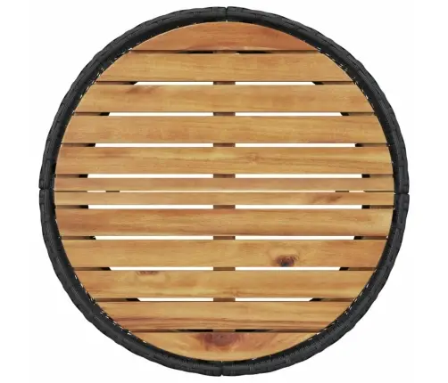 Dārza Dīvāns Ar Galdiņu Un Matračiem Apaļš Melna Pe Rotangpalma Vidaxl Dārza Dīvāns Ar Galdiņu Un Matračiem Apaļš Melna Pe Rotangpalma Vidaxl