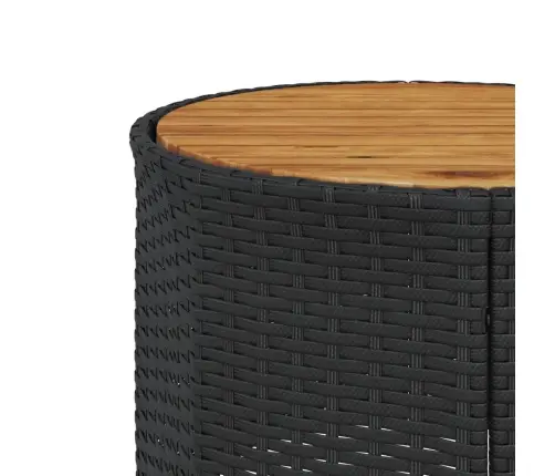 Dārza Dīvāns Ar Galdiņu Un Matračiem Apaļš Melna Pe Rotangpalma Vidaxl Dārza Dīvāns Ar Galdiņu Un Matračiem Apaļš Melna Pe Rotangpalma Vidaxl