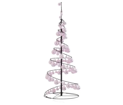 Led Kalėdų Eglutė Su Niekučiais 80 Led Šiltai Balta 120 Cm