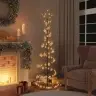 Led Kalėdų Eglutė Su Niekučiais 120 Led Šiltai Balta 180 Cm