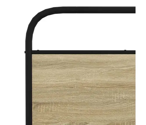 Lovos Rėmas Be Čiužinio, Sonoma Ąžuolo, 200X200cm Metalas