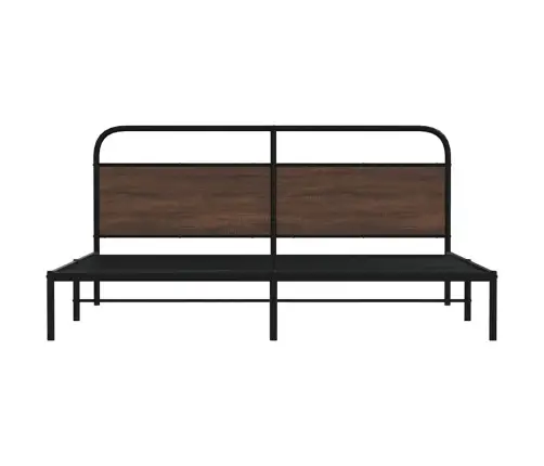 Lovos Rėmas Be Čiužinio, Rudas Ąžuolo, 193X203cm Metalas