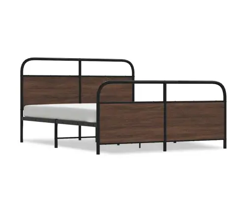 Lovos Rėmas Be Čiužinio, Rudas Ąžuolo, 160X200cm Metalas