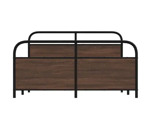 Lovos Rėmas Be Čiužinio, Rudas Ąžuolo, 160X200cm Metalas