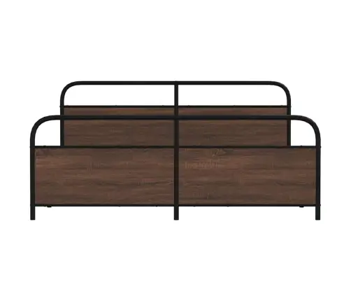 Lovos Rėmas Be Čiužinio, Rudas Ąžuolo, 180X200cm Metalas