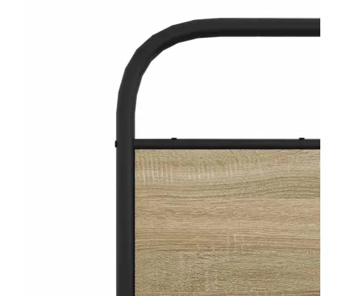 Gultas Rāmis Bez Matrača, Metāls, 180X200Cm, Ozolkoka Imitācija Vidaxl Gultas Rāmis Bez Matrača, Metāls, 180X200Cm, Ozolkoka Imitācija Vidaxl