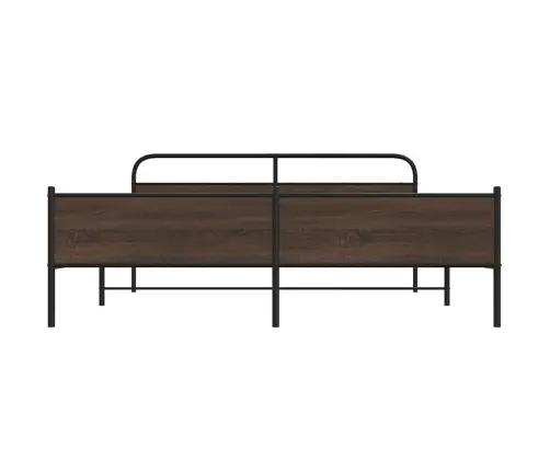 Lovos Rėmas Be Čiužinio, Rudas Ąžuolo, 193X203cm Metalas