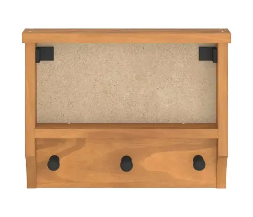 Seinale Paigaldatav Nagi Sandnes 45X12X35 Cm Täispuidust Mänd