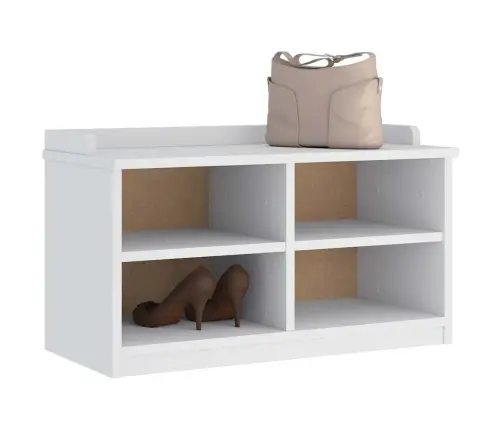 Esiku Pink Sandnes Valge 87X40X50 Cm Täispuidust Mänd