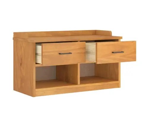 Gaiteņa Sols Sandnes 87X40X50 Cm Masīvkoka Priede Vidaxl