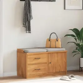 Prieškambario Suoliukas Sandnes 87X40X50 Pušies Masyvo