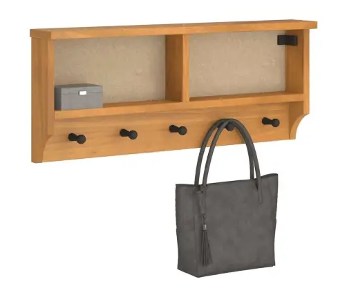 Pie Sienas Stiprināms Mēteļu Pakaramais Sandnes 87X12X35 Cm Vidaxl