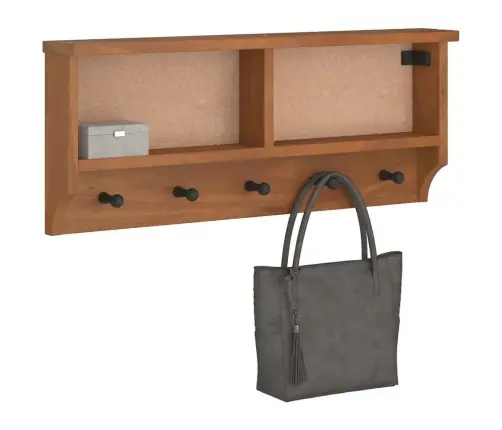 Pie Sienas Stiprināms Mēteļu Pakaramais Sandnes 87X12X35 Cm Vidaxl