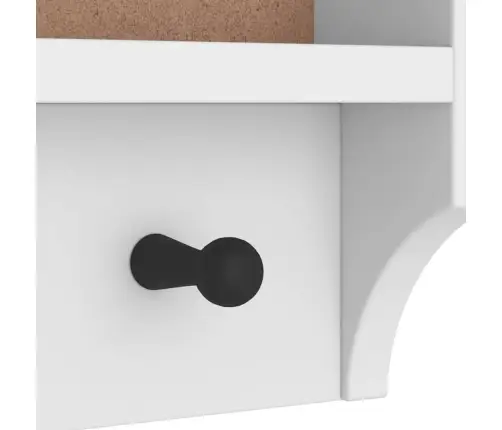 Sienas Mēteļu Pakaramais, Sandnes, Balts, 87X12X35 Cm, Priede Vidaxl