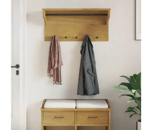 Pie Sienas Stiprināms Mēteļu Pakaramais Sandnes 87X30X42 Cm Vidaxl