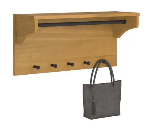 Pie Sienas Stiprināms Mēteļu Pakaramais Sandnes 87X30X42 Cm Vidaxl