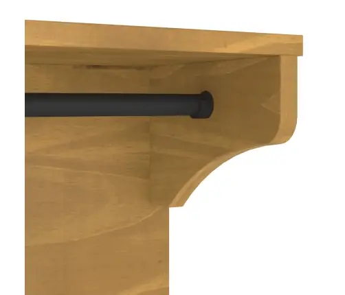 Pie Sienas Stiprināms Mēteļu Pakaramais Sandnes 87X30X42 Cm Vidaxl