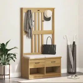 Halles Koks Sandnes 87X40X159,5 Cm Masīvkoka Priede Vidaxl