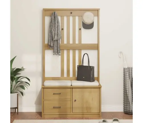 Salės Medis "Sandnes" 87X40X159,5 Pušies Masyvo