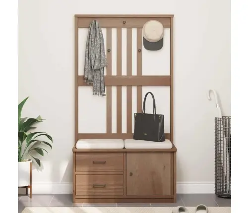 Salės Medis "Sandnes" 87X40X159,5 Pušies Masyvo