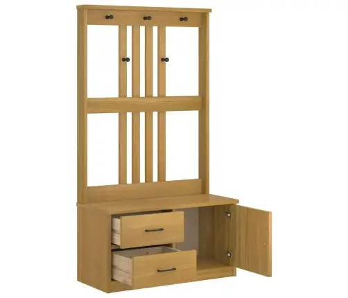 Salės Medis "Sandnes" 87X40X159,5 Pušies Masyvo