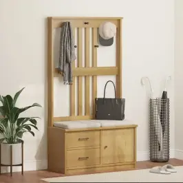 Salės Medis "Sandnes" 87X40X159,5 Pušies Masyvo