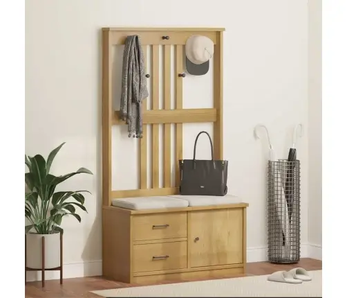 Salės Medis "Sandnes" 87X40X159,5 Pušies Masyvo