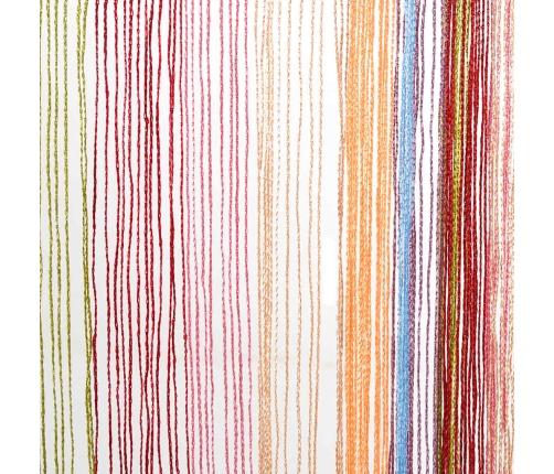 Bārkšu Aizkari, 2 Gab., 100X250 Cm, Daudzkrāsaini Vidaxl