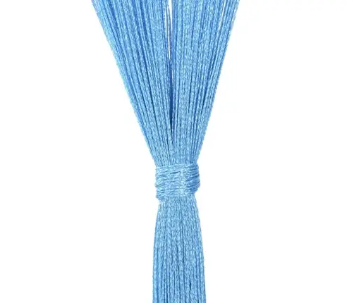 Bārkšu Aizkari, 2 Gab., 140X250 Cm, Gaiši Zili Vidaxl