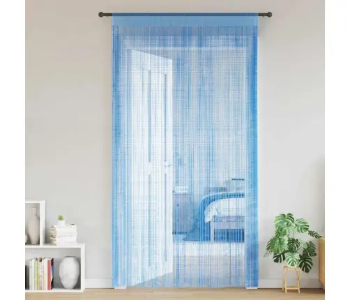 Bārkšu Aizkari, 2 Gab., 140X250 Cm, Gaiši Zili Vidaxl