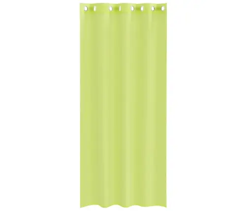Voile Aizkari Ar Starplikām, 2 Gab., Dzeltenzaļi, 140X245 Cm Vidaxl