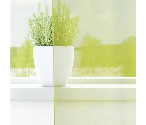 Voile Aizkari Ar Starplikām, 2 Gab., Dzeltenzaļi, 140X260 Cm Vidaxl