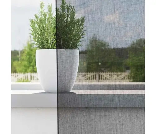 Voile Aizkari Ar Starplikām, 2 Gab., Melni, 140X245 Cm Vidaxl