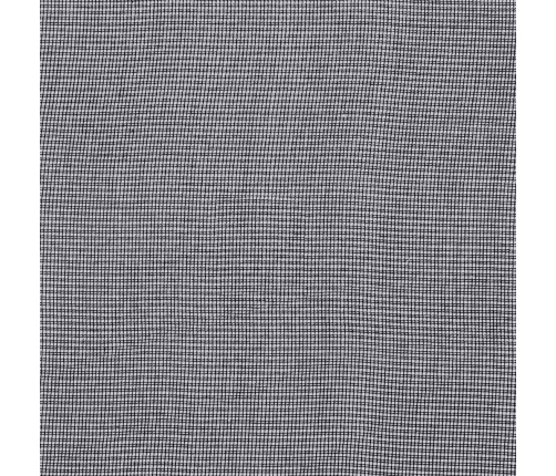 Voile Užuolaidos Su Įvorėmis, 2Vnt., Juodos Spalvos, 140X300Cm