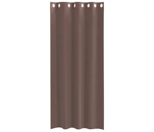 Voile Aizkari Ar Starplikām, 2 Gab., Brūni, 140X225 Cm Vidaxl