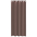 Voile Kardinad Rõngastega 2 Tk Pruun 140X225 Cm
