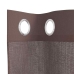 Voile Kardinad Rõngastega 2 Tk Pruun 140X225 Cm