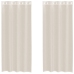 Voile Kardinad Rõngastega 2 Tk Kreem 140X245 Cm