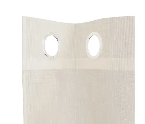 Voile Aizkari Ar Starplikām, 2 Gab., Krēmkrāsa, 140X300 Cm Vidaxl Voile Aizkari Ar Starplikām, 2 Gab., Krēmkrāsa, 140X300 Cm Vidaxl