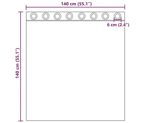 Rõngastihendiga Kardinad 2 Tk Tumehall 140X140 Cm Rõngastihendiga Kardinad 2 Tk Tumehall 140X140 Cm