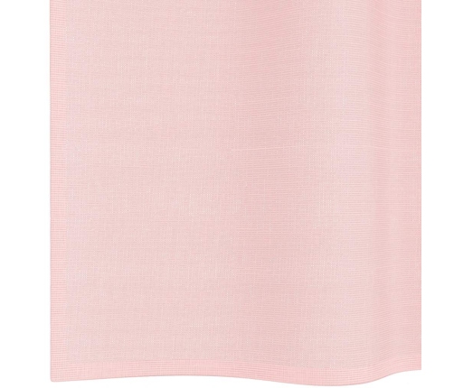 Rõngastihendiga Kardinad 2 Tk Heleroosa 140X140 Cm
