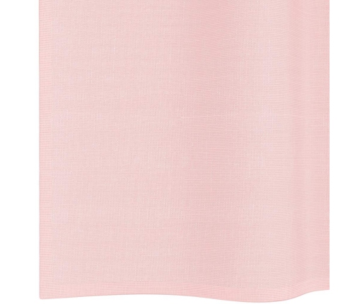 Voile Užuolaidos Su Įvorėmis, 2Vnt., Šviesiai Rožinė, 140X300Cm