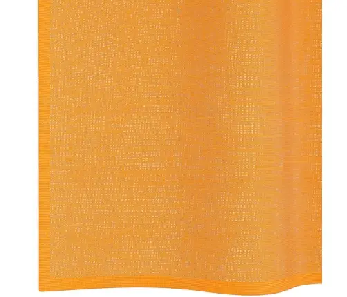 Voile Aizkari Ar Starplikām, 2 Gab., Oranži, 140X140 Cm Vidaxl