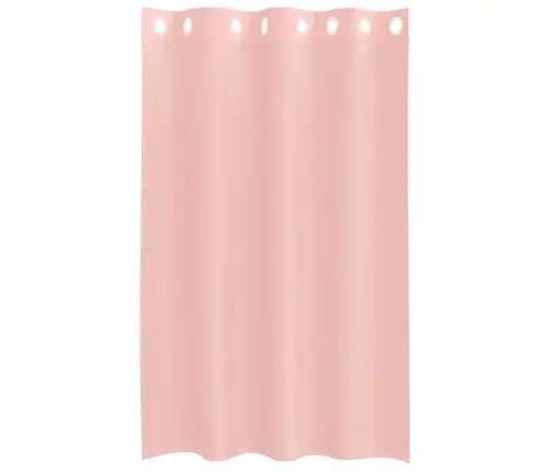 Voile Aizkari Ar Starplikām, 2 Gab., Rozā, 140X175 Cm Vidaxl