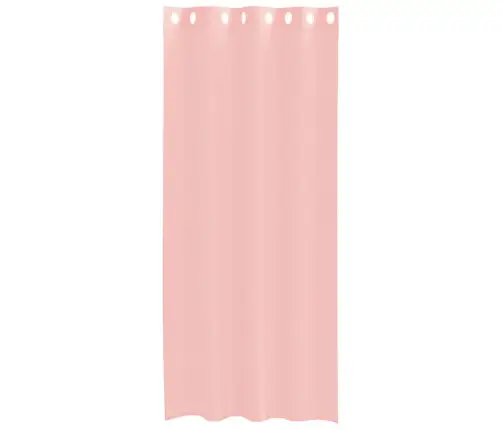 Voile Aizkari Ar Starplikām, 2 Gab., Rozā, 140X225 Cm Vidaxl