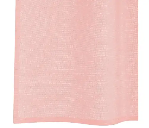 Voile Aizkari Ar Starplikām, 2 Gab., Rozā, 140X225 Cm Vidaxl