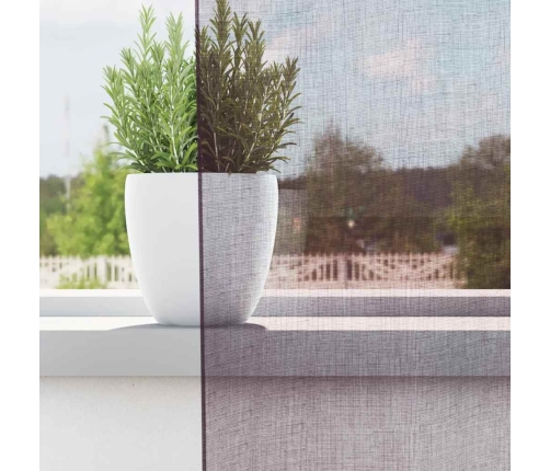 Voile Aizkari Ar Starplikām, 2 Gab., Violeti, 140X140 Cm Vidaxl