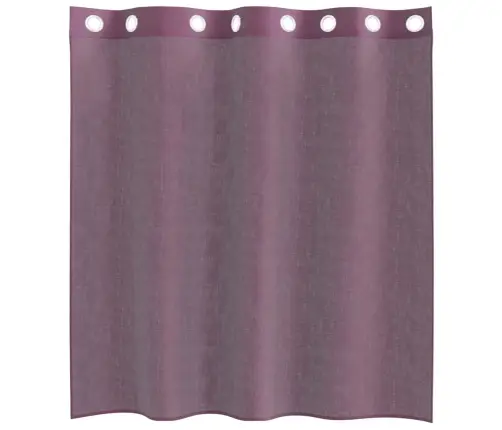 Voile Užuolaidos Su Įvorėmis, 2Vnt., Violetinės Sp., 140X140Cm