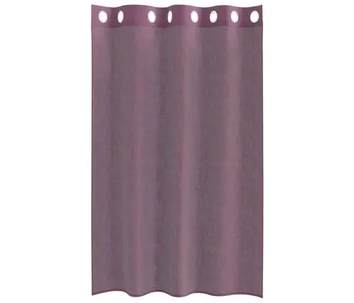 Voile Aizkari Ar Starplikām, 2 Gab., Violeti, 140X175 Cm Vidaxl