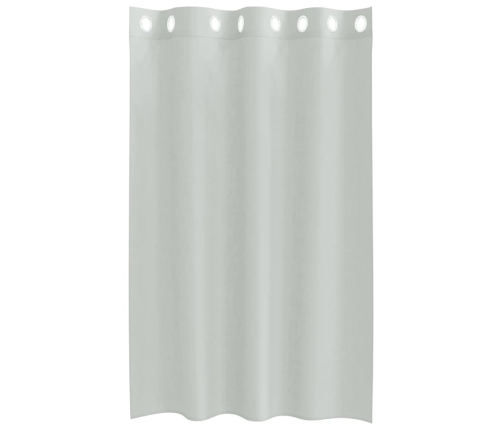 Voile Aizkari Ar Starplikām, 2 Gab., Gaiši Pelēki, 140X175 Cm Vidaxl